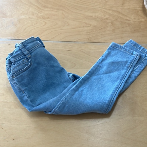 Jack denim by Janie & Jack skinny distressed girl jeans size 5 adjustable waist‎ - Picture 1 of 7